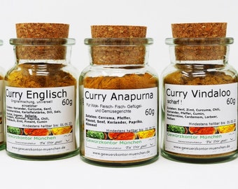 Curry Geschenkset 1 im Glas Gewürzkontor München