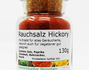 Rauchsalz Hickory 130g im Glas Gewürzkontor München