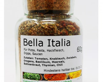 Bella Italia, Pastagewürz 60g im Glas Gewürzkontor München