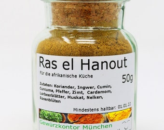 Ras el Hanout 50g im Glas Gewürzkontor München