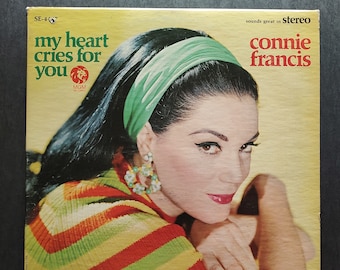 Connie Francis - Il mio cuore piange per te Folk Country Music Vinyl LP MGM SE-4487