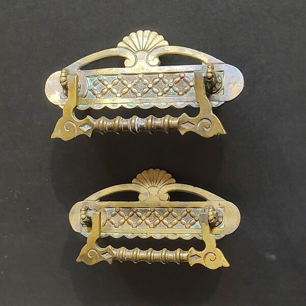 Mission Drawer Pulls Brass Etsy