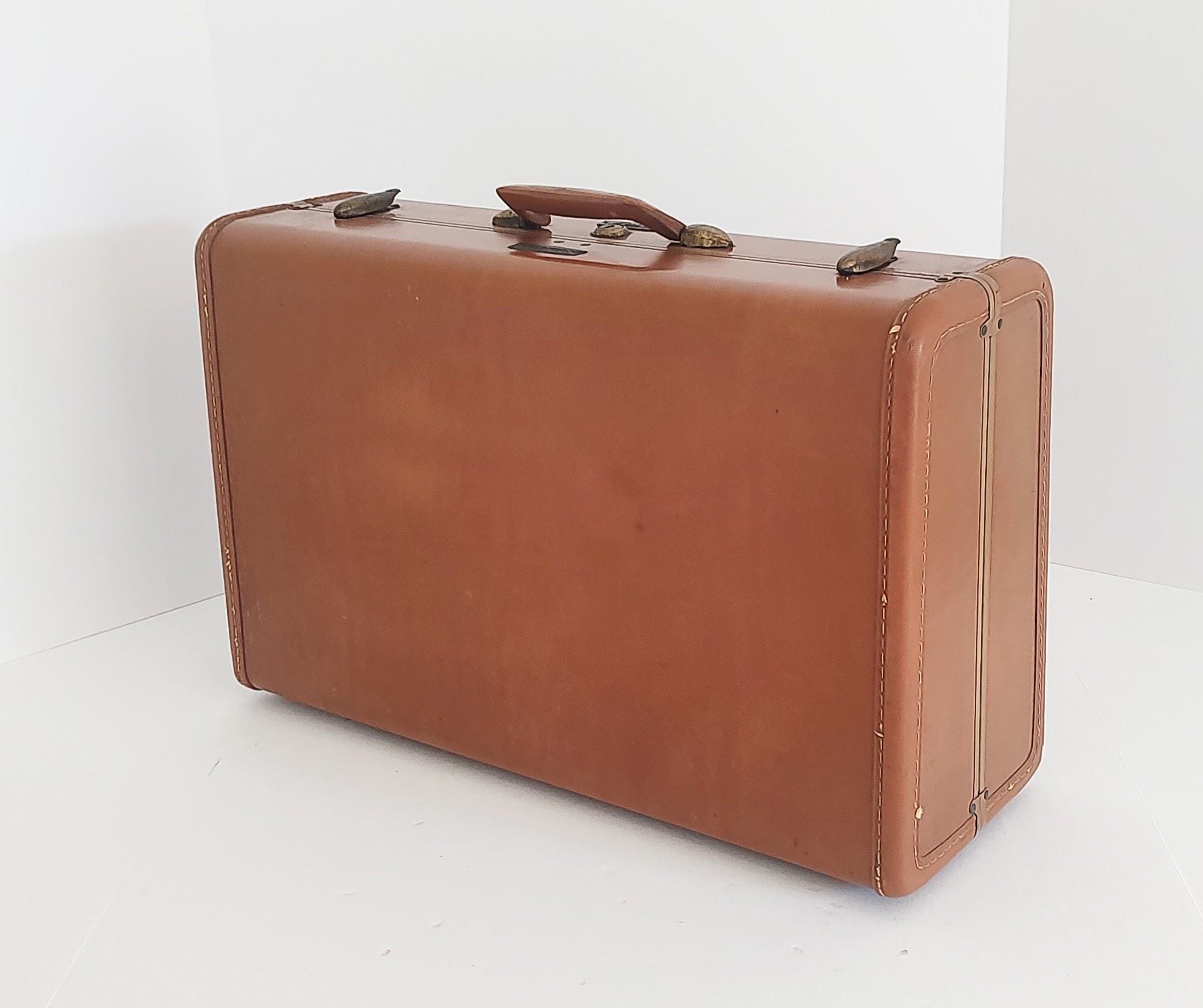 Vintage brown samsonite suitcase - Etsy 日本