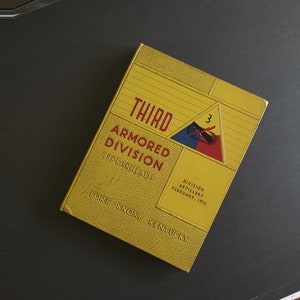 Third Armored Division Spearhead Fort Knox KY Division Artillery Feb 1955 Book