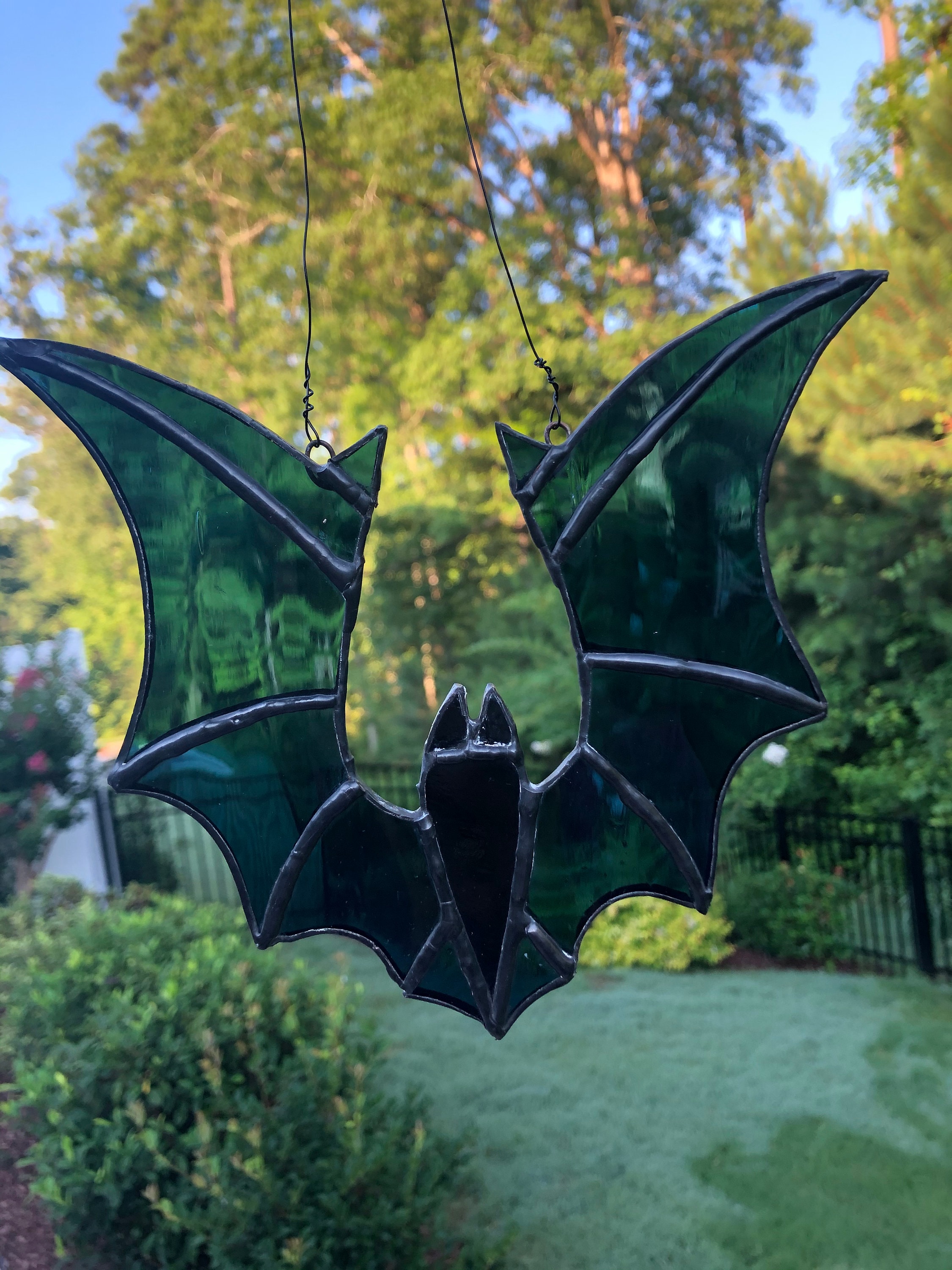 Hand Made Stained Glass Bat - Etsy