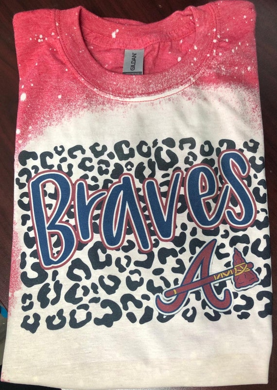 Braves LOVE shirt (bleached edition)