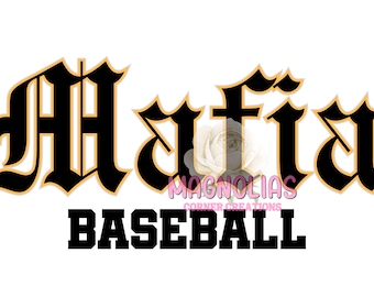 Mafia Baseball Outlined Png