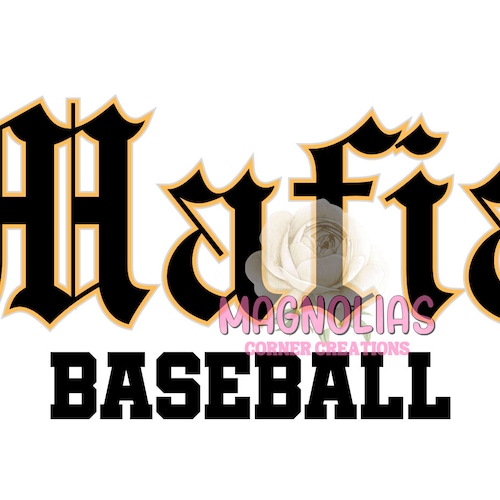 Pantalon De Baseball Mafia Cinq Étoiles – Jeunesse Noir, Taille 10-11 Ans, Fendu Conique