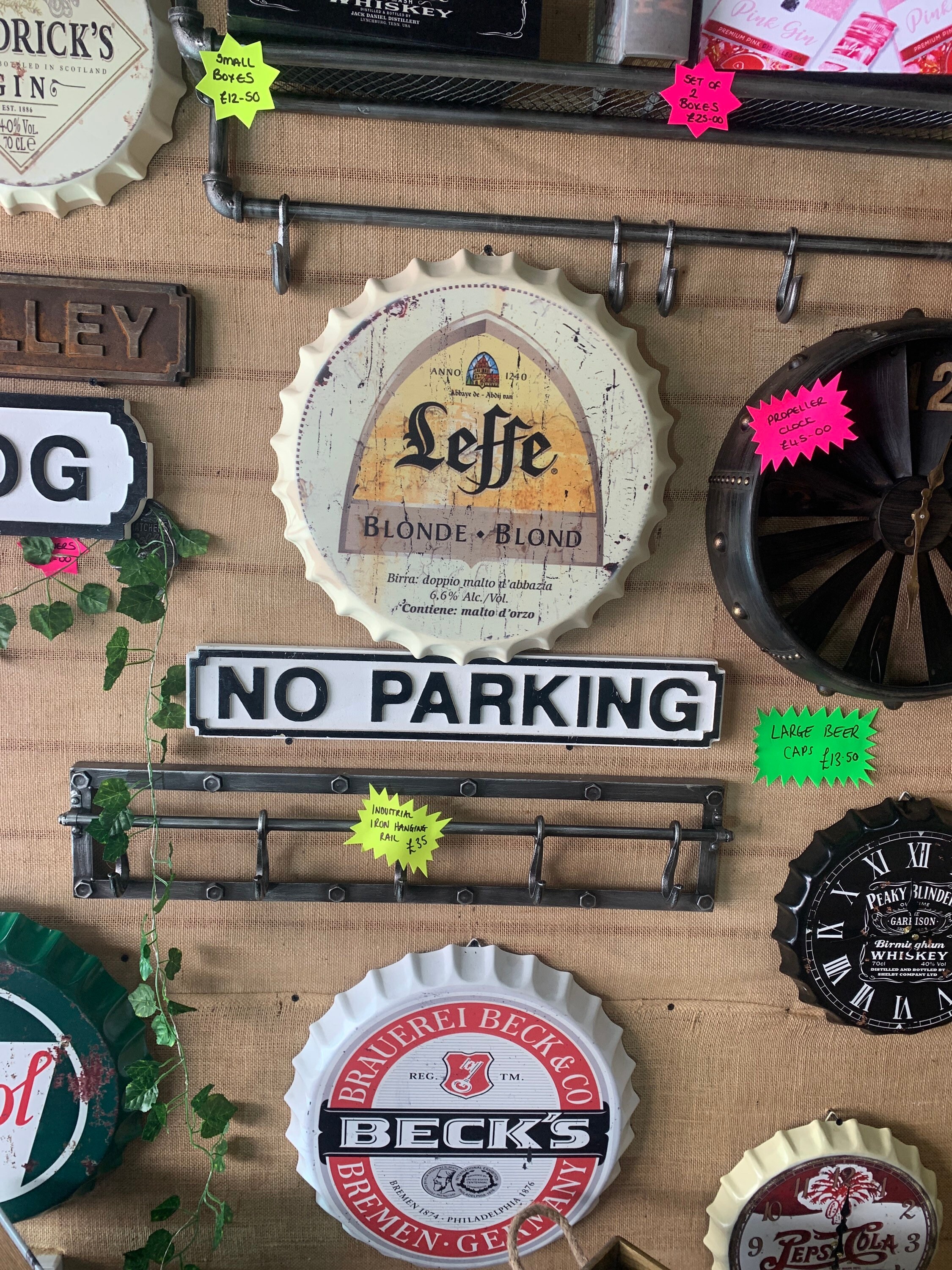 Leffe Vintage Retro Metal Bottle Top 40cm/ Man Cave/ Girl Etsy