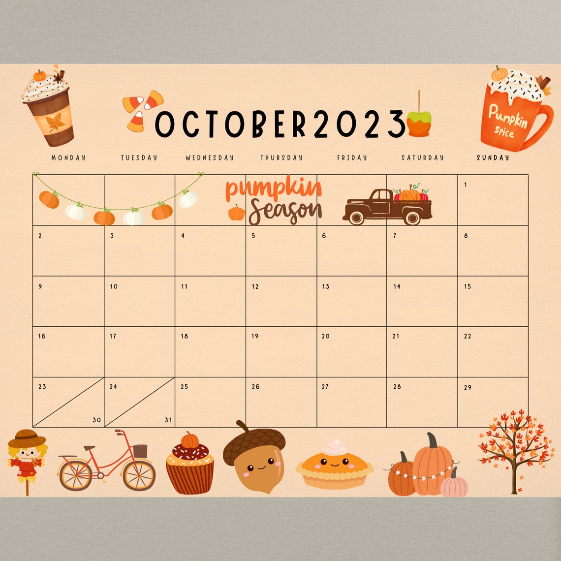 editable-october-2023-calendar-pumpkin-season-2023-instant-download