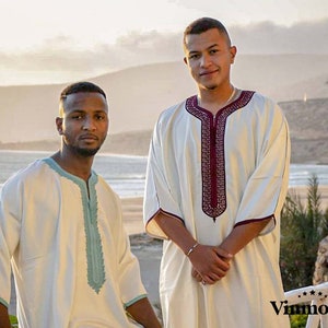 Moroccan kaftan, Cotton Kaftan, long dress for Men, Moroccan Dress, Moroccan djellaba, Djellaba Handmade , oriental kaftan, gift for men