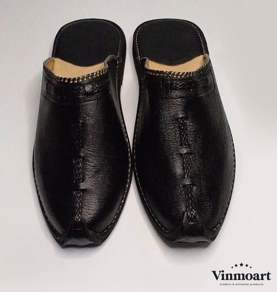 Mens moroccan best sale slippers