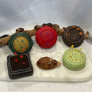 Genuine Leather Handmade Pincushions