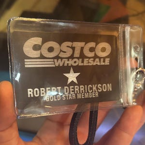 Gepersonaliseerde metalen "Club Card Gold Star Member" lasergegraveerd geanodiseerd aluminium ultralaag lidmaatschapskaart, statussymbool Meme Supermarkt