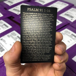 Gepersonaliseerde gebedskaarten, gegraveerde aangepaste religieuze cadeaukaart, referentie flash keu-kaarten geanodiseerd aluminium gegraveerd metalen aandenken