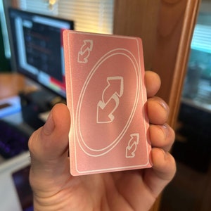 Metall Rose Gold Reverse Meme Geschenkkarte, Laser gravierte eloxierte Aluminium-Spiel-Geschenkkarte Gaming Pink Silver Reversal Trap Karten Geschenke Andenken