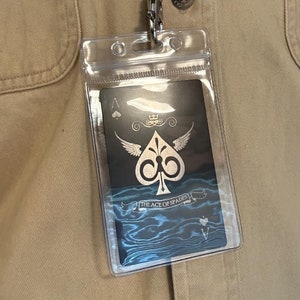 Cartões de visita de metal personalizados, com cordão de proteção (clássico ou de liberação rápida) Crachá de identificação personalizado gravado a laser