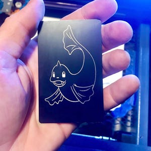 Cartes de visite en métal personnalisées, souvenir personnalisé noir mat gravé au laser avec coin arrondi / simple ou recto-verso