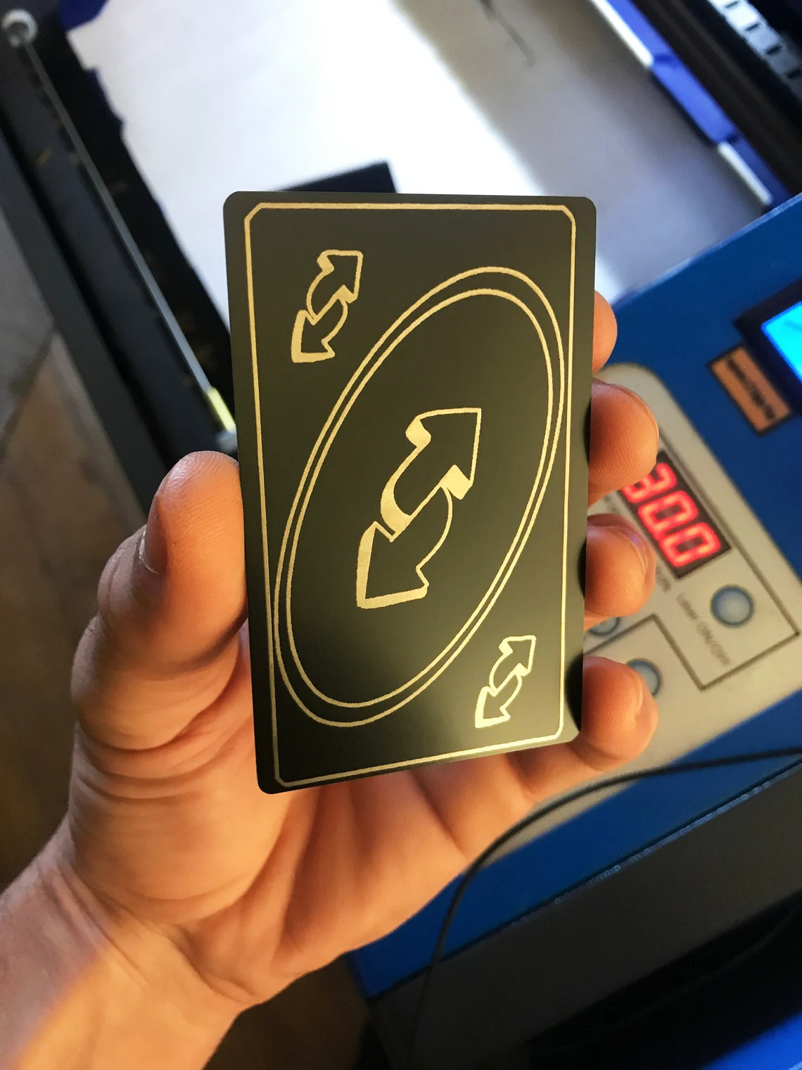 Gift Cards Reverse Metal Reverse Card - Matte Black Aluminum Gaming Meme Gift Card ...