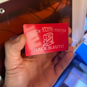 Gepersonaliseerde snack speurneus tester aluminium kaart - gepersonaliseerde lasergravure cadeau