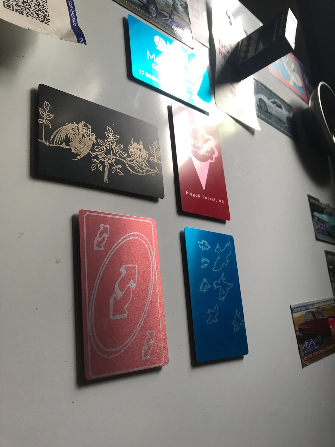 Custom Metal Fridge Art Any Artwork, Logo, or Text Personalize