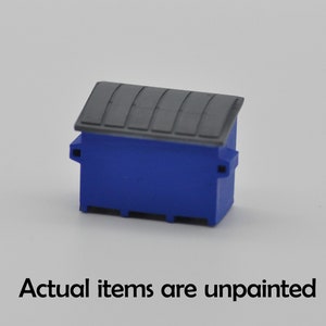 HO Scale Dumpsters - Unpainted