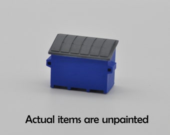 HO Scale Dumpsters - Unpainted