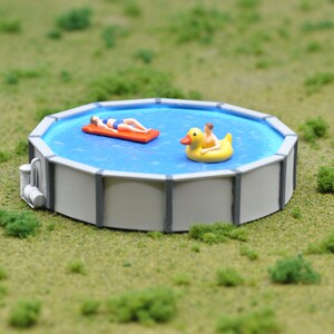 HO Scale Swimming Pool - Unpainted