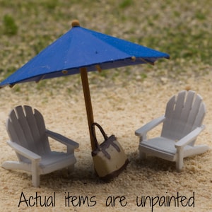 HO Scale Beach Set - Unpainted