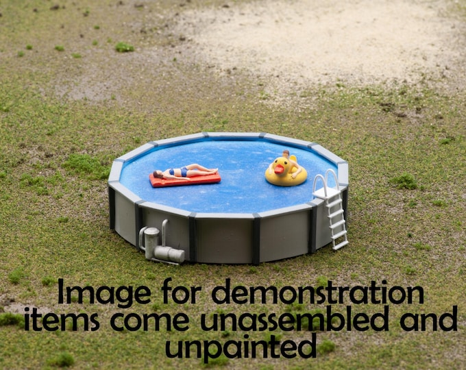 HO Scale Swimming Pool - Unpainted - Etsy