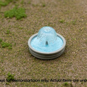 HO Scale Fountain - unpainted