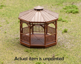 Gazebo (unpainted) | Shoreline Collection (HO Scale 1:87 Gazebo (unpainted) | Shoreline Collection (HO Scale 1:87
