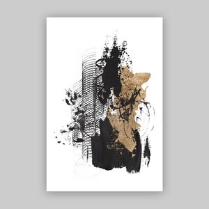 White Gold Canvas, Abstract Canvas Art, Contemporary Wall Art, Modern Canvas Print, Hotel Lobby Framed Canvas, Gift For Him, Present For Her