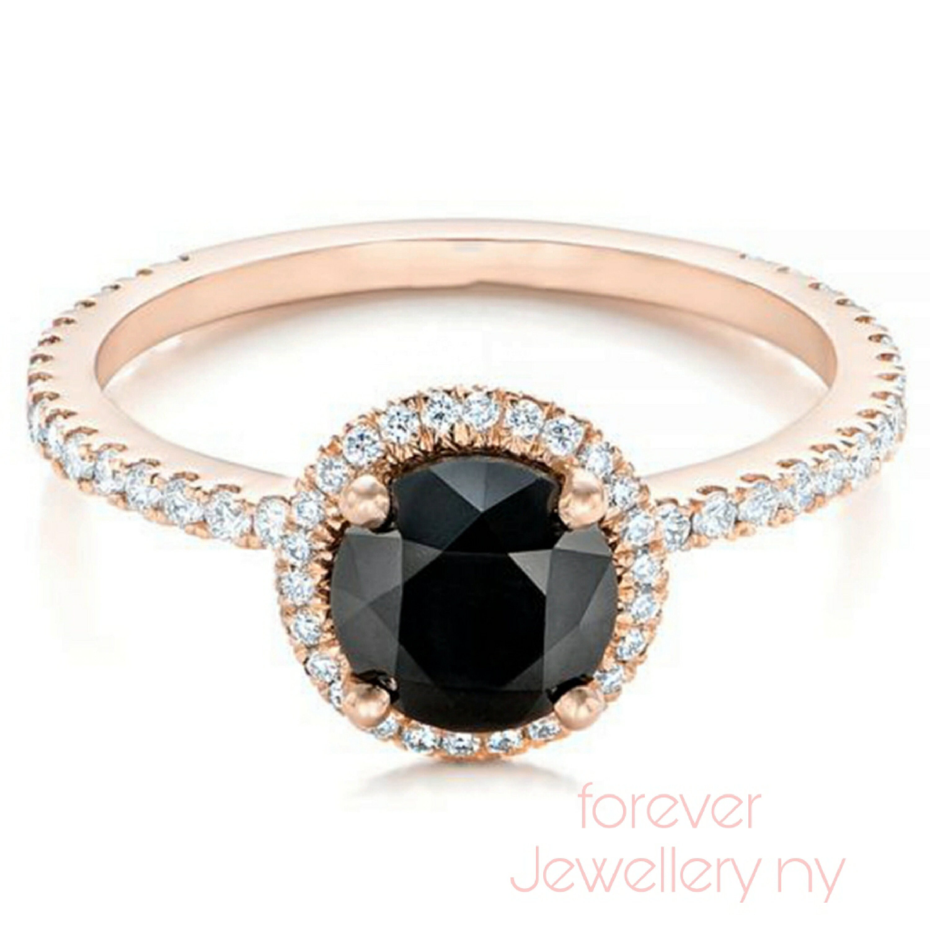 AAA Grade NATURAL Black Onyx Ring . Wedding Ring. Couple Ring. Etsy