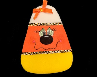 Candy Corn Wreath Attachment, Halloween Wreath Attachment