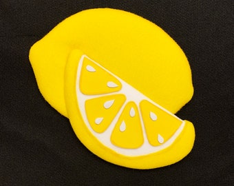 Lemon Wreath Attachment, Lemon, Wreath Attachment, Fruit Wreath Attachment, Spring Wreath Attachment, Summer Wreath Attachment