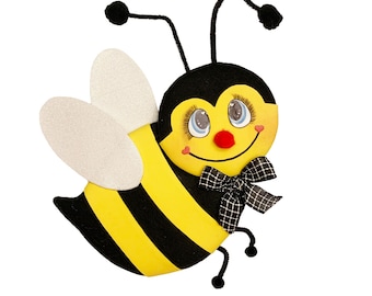 Bee Wreath Attachment, Bumble Bee Wreath Attachment,  Bug Wreath Attachment