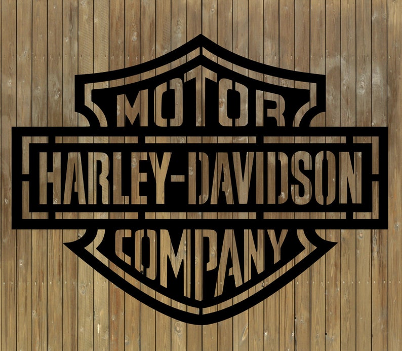 Harley Davidson Logo DXF/SVG File Ready for Laser Cut / Plasma | Etsy