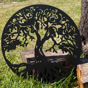 Tree of Life, Wood, Family Tree Wall, Geometric Art, Wooden Wall Panel, Plywood