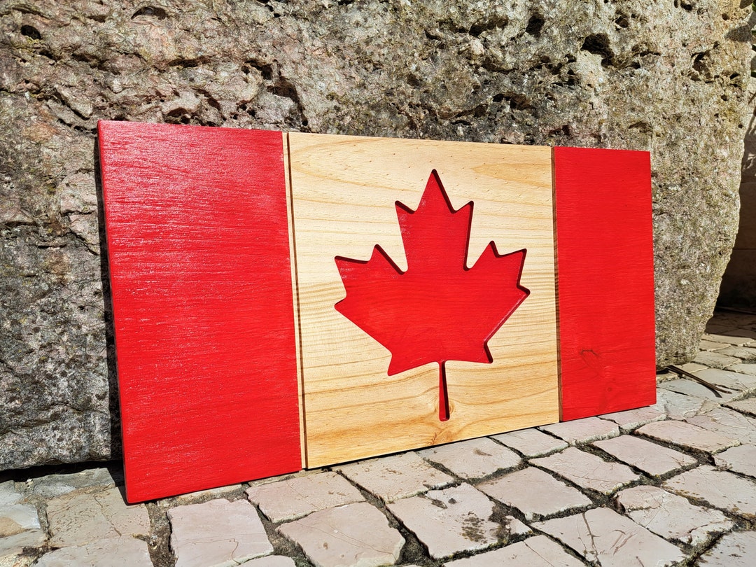 Canada Flag, Wood, Canadian Flag, Patriot, Home Decor, Gifts, Birthday