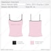Cami Camisole Spaghetti Strap Tank Top Mock up for Fashion Design Tech ...