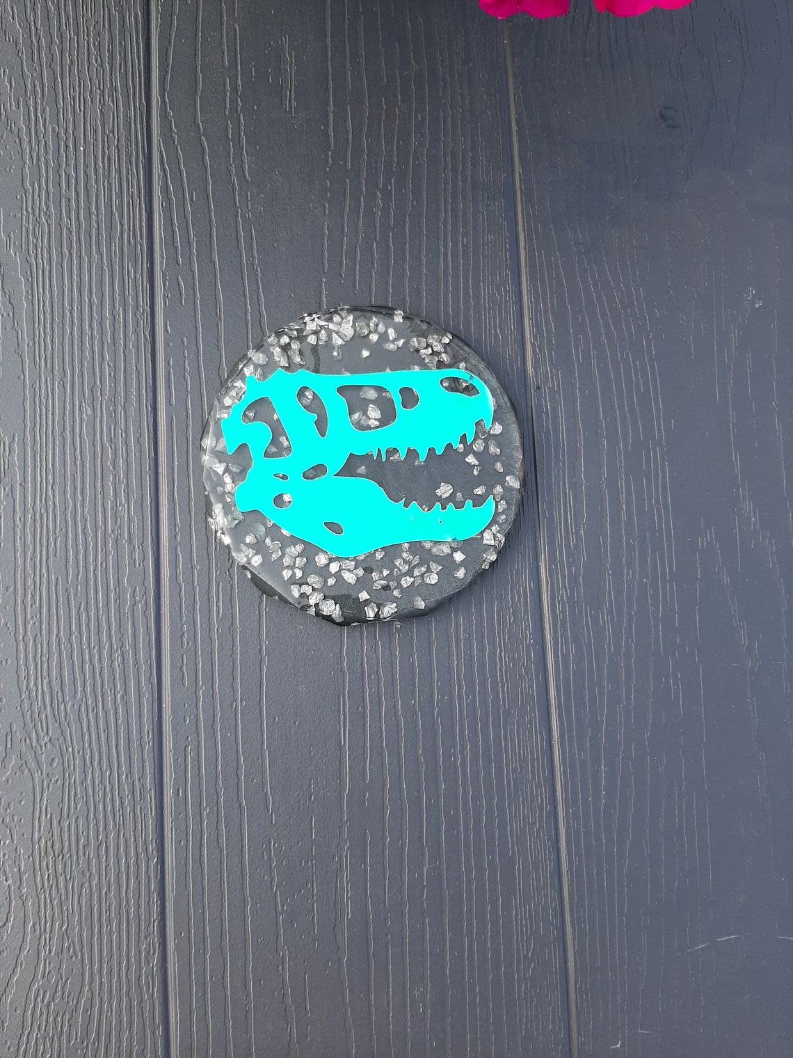 T-Rex großer Untersetzer. Dekoratives Harzstück. | Etsy