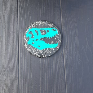 T-Rex großer Untersetzer. Dekoratives Harzstück. | Etsy