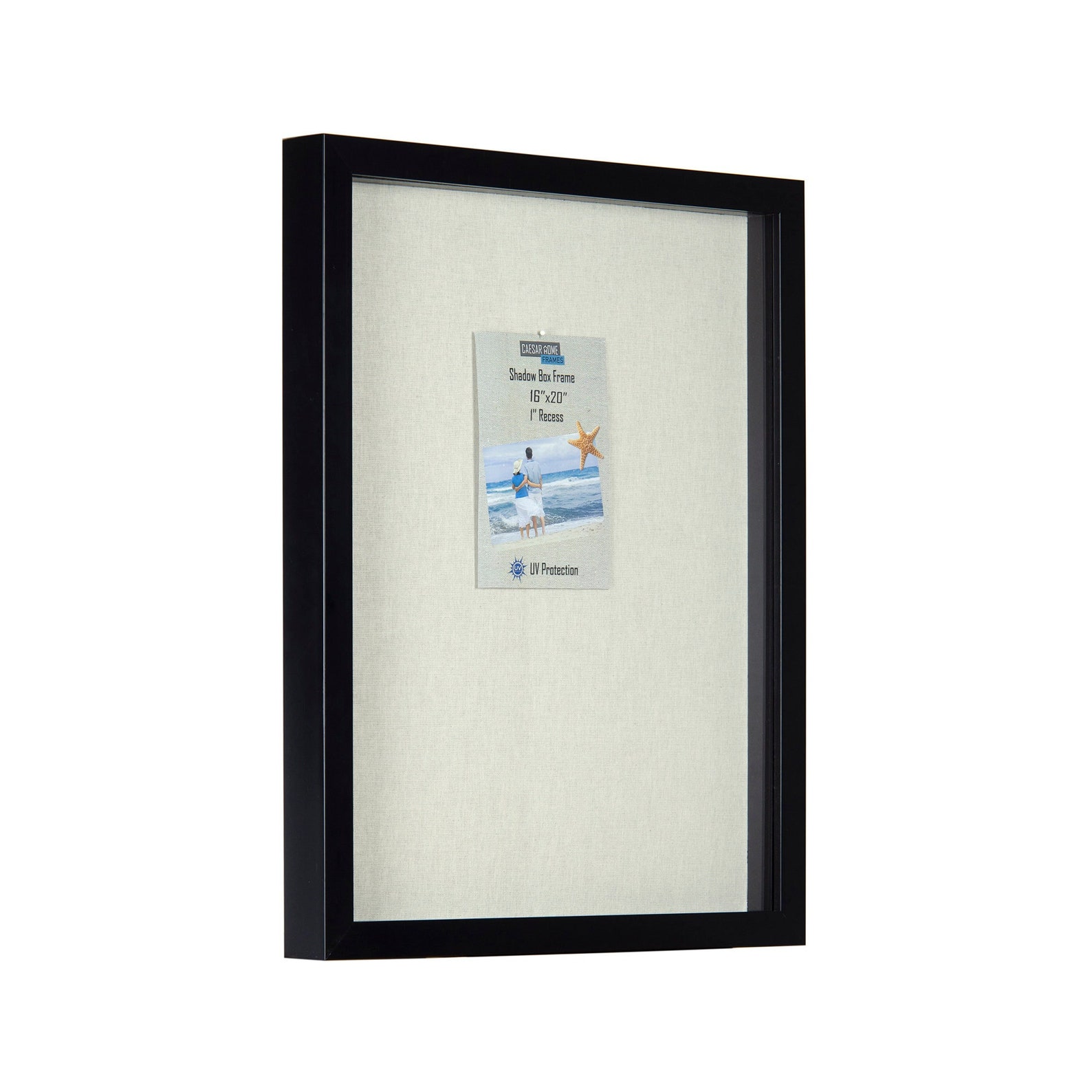 Shadow Box 16x20 Black Frame With UV Protection 2 Background Options