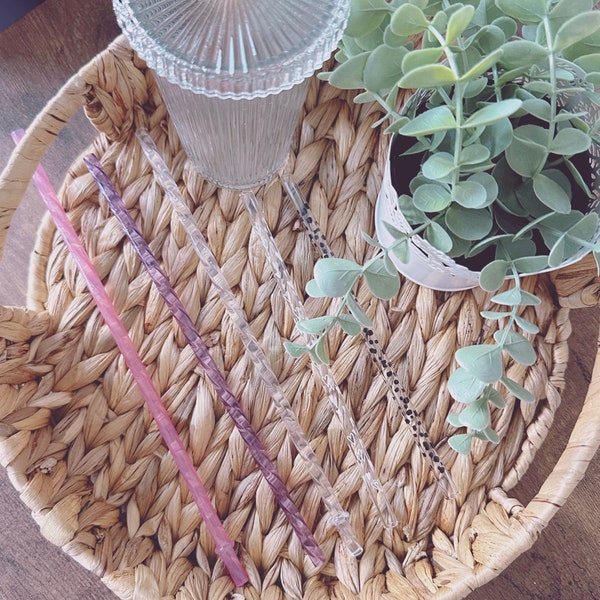 Polka Dot Straws Etsy UK