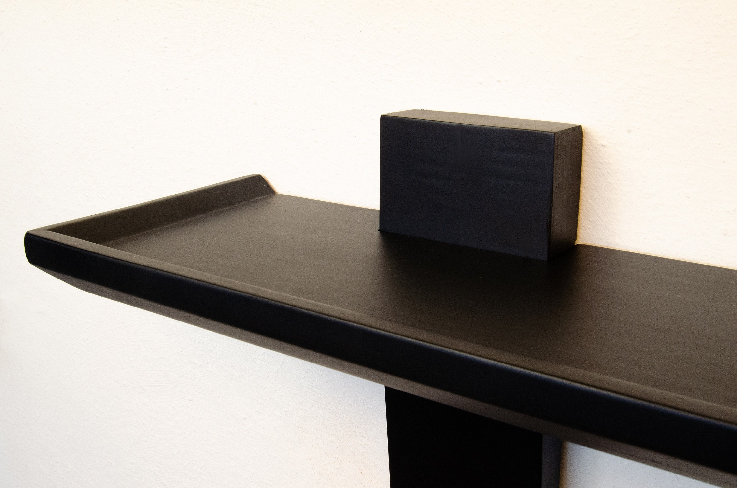 Hallway Floating Shelf Solid Pine Floating Console Shelves 95 cm