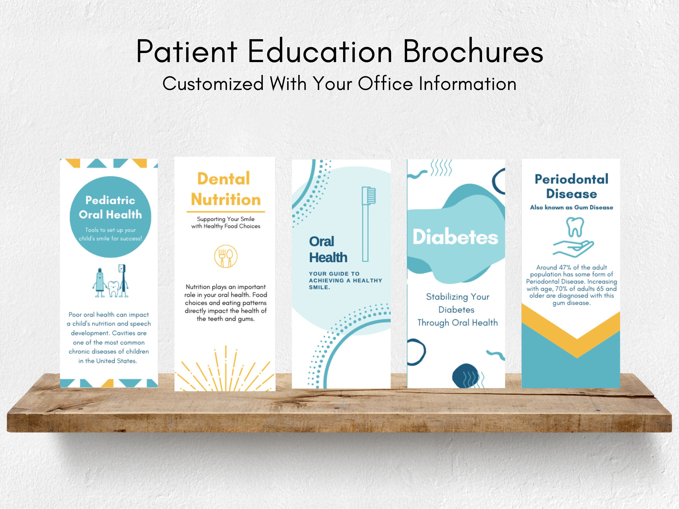 Periodontal Disease Brochure, Dental Hygiene, Dentist, Digital Download
