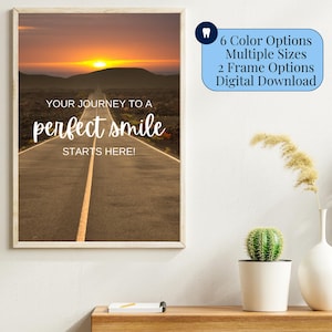 Dental Wall Art for New Waiting Room Decor Dental Art for Gift Dentist Office Decor Dental Hygienist Dental Accessories Dental Wall Hanging