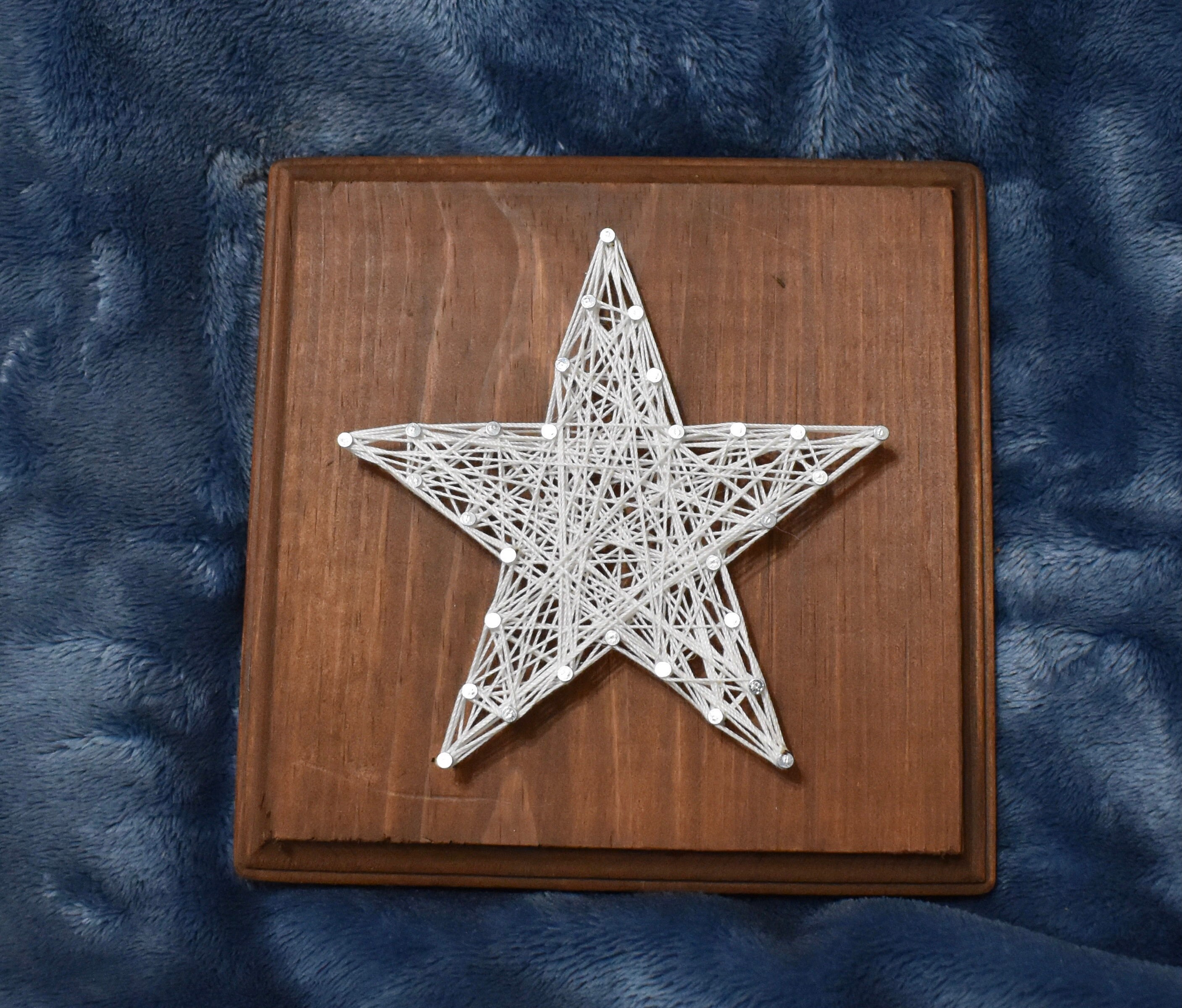 White Star String Art Etsy