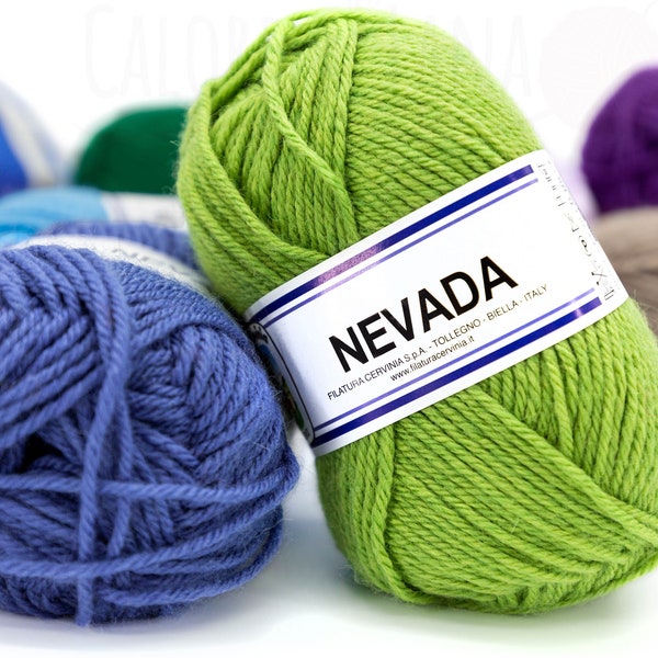 Lana NEVADA Cervinia misto lana 50% lana merino - 50 gr